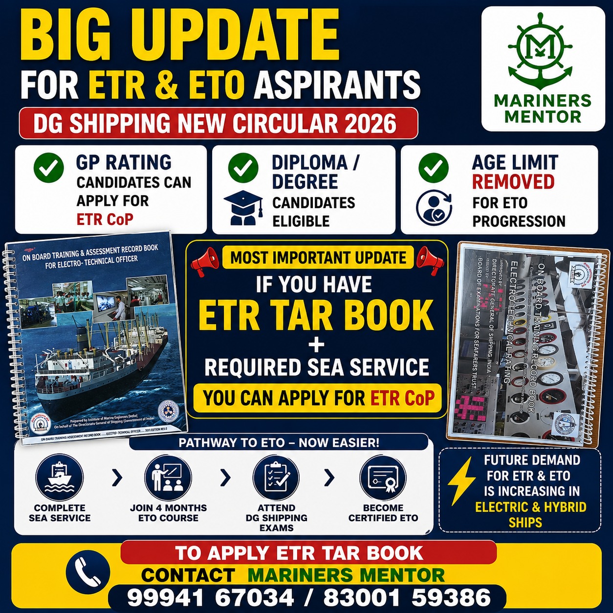 BIG UPDATE FOR ETO & ETR ASPIRANTS